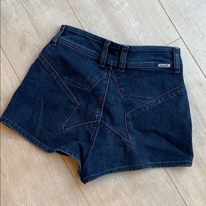Wrangler High Cheeky Star Denim Shorts